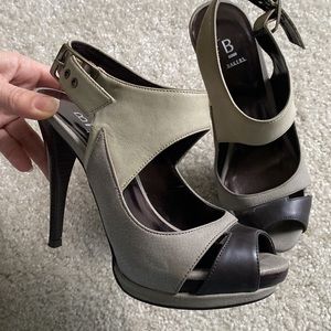 Bakers Tatum platform pump sling back heels